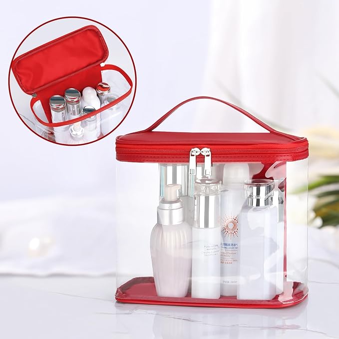 HAOGUAGUA Heavy Duty Leak Proof Clear Travel Bags - Image 3