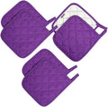 6 Pack Potholders Kitchen Pot Holders Set, Cotton Pot Holders by Lifaith
