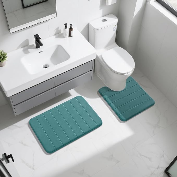 Yimobra Memory Foam Bath Mat Set 2 Piece - Image 7