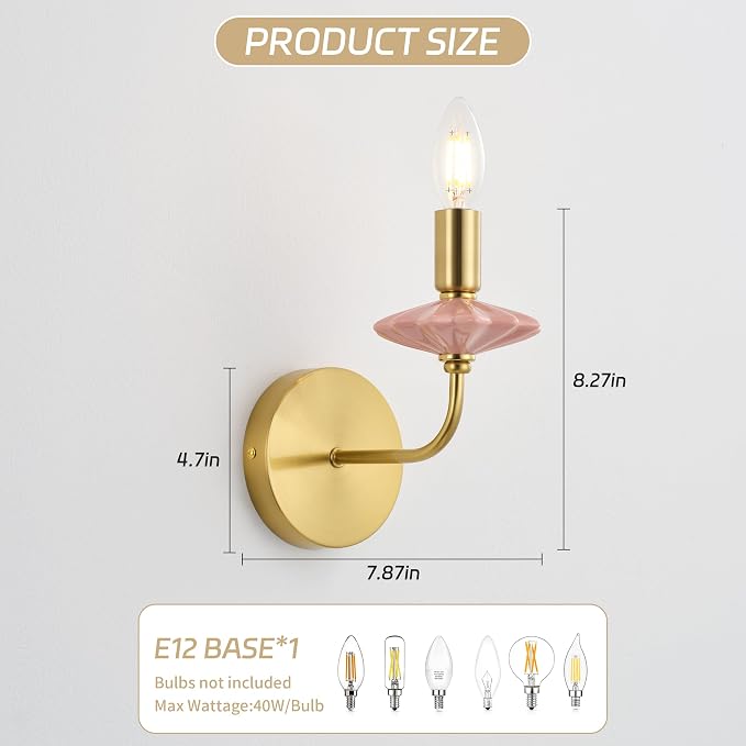 Modern Retro Wall sconces Set of Two - Image 4