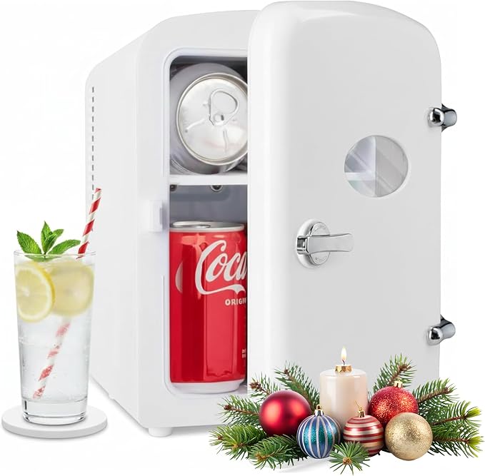 HealSmart Mini Fridge Portable 6 Liter/9 Can by HealSmart