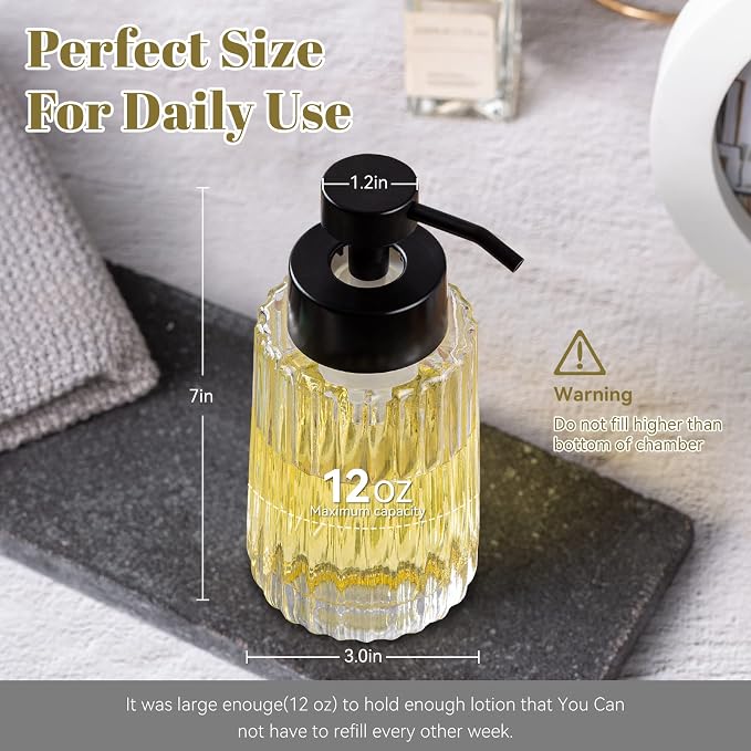 Easy Tang Glass Foaming Soap Dispenser - Image 2