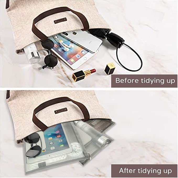 EASYFUN Mesh Pouch, Make up Bag - Image 4