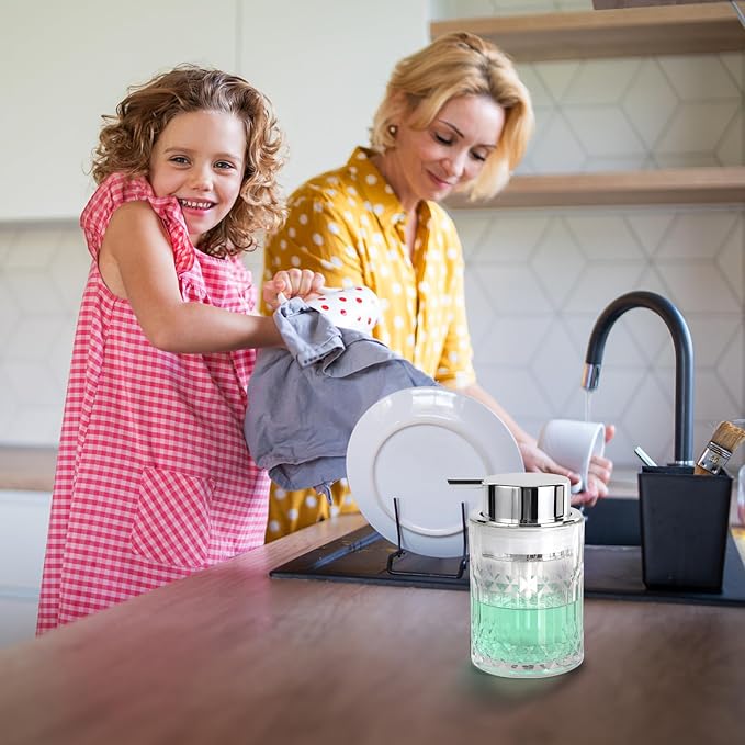 Bathroom Glass Soap Dispenser - Image 3
