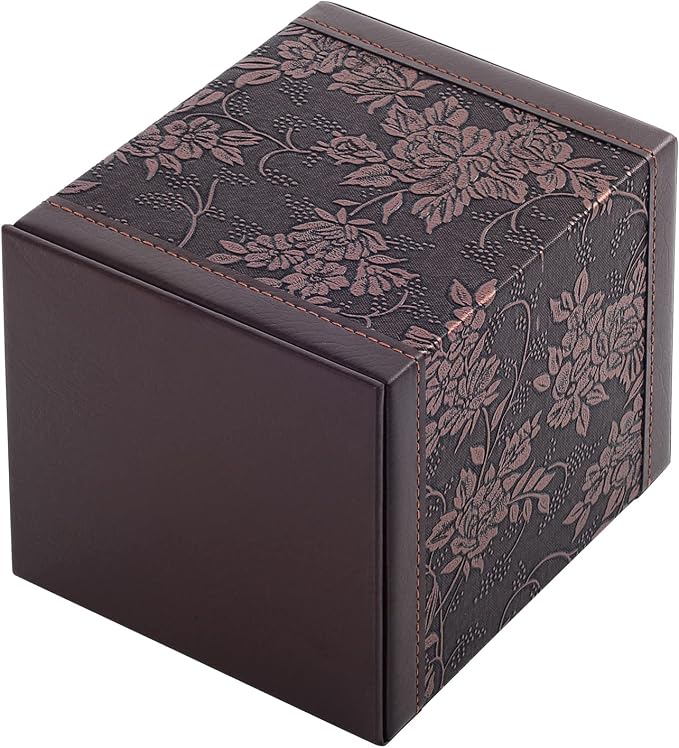 Antique Leather Square Tissue Box Cover/Holder, RHCSZ Table Napkin Case - Image 4