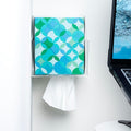 Facial Tissue Box Holder for Wall, Under Cabinet or Desk, Small Spaces by IneVibeforEveryday