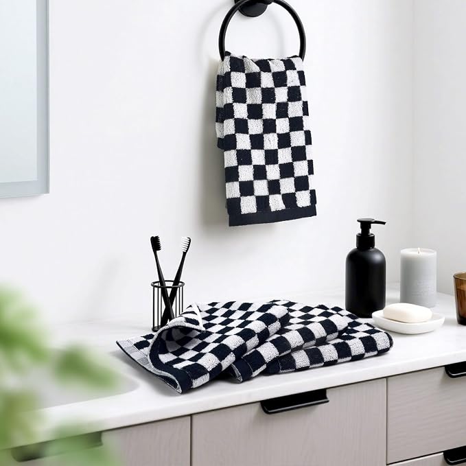 Jacquotha Wash Cloths Checkered 4 Pack - Image 9