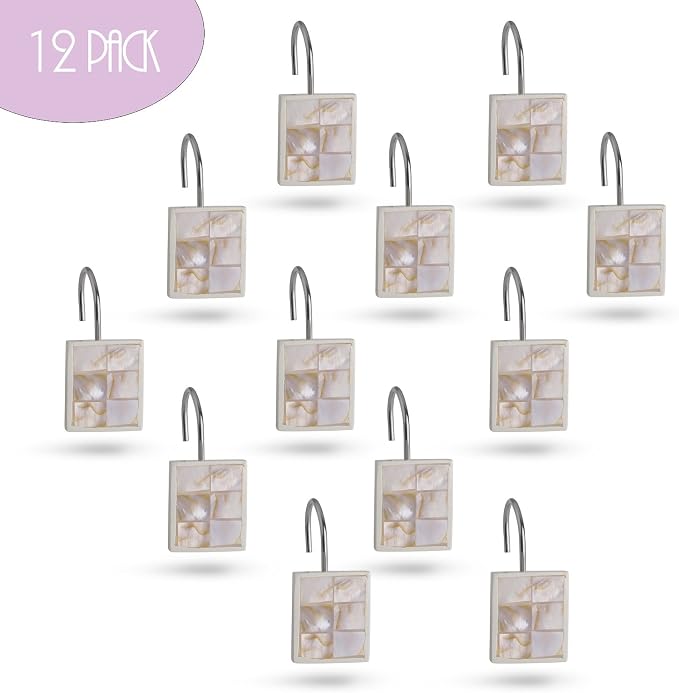 Milano Decorative Shower Curtain Hooks - Image 2