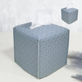 HOMOTEK 2 Pack Tissue Box Cover, Square PU Leather Tissue Holder, Decorative by HOMOTEK