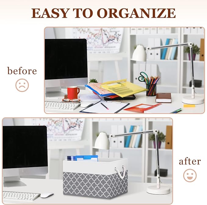 Fab totes Storage Bins, Foldable Storage Baskets - Image 3
