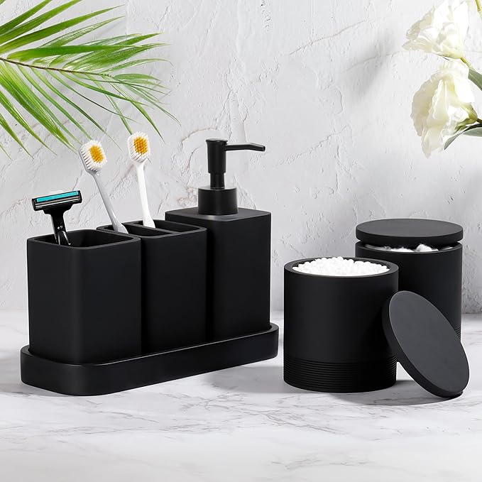 Bathroom Accessories Set, 6 Piece Bathroom Set - Image 2