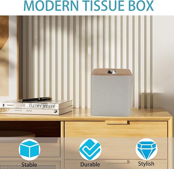 Tissue Box Cover Holder Square Tissue Box - Image 6