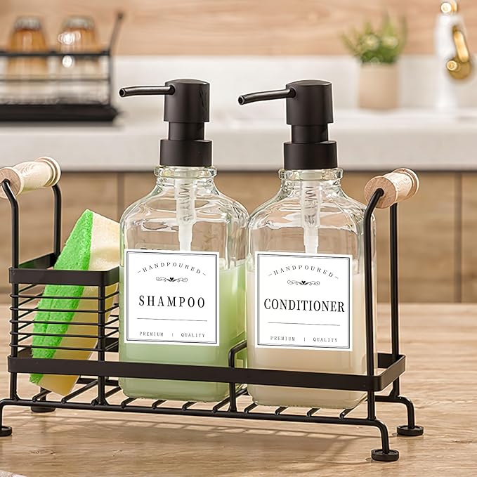 12PCS Bathroom Labels for Bottles, Minimalist Bathroom Organization Labels - Image 5