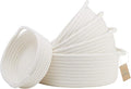 NaturalCozy 5-Piece Round Small Woven Baskets Set– Cotton Rope Baskets by NaturalCozy