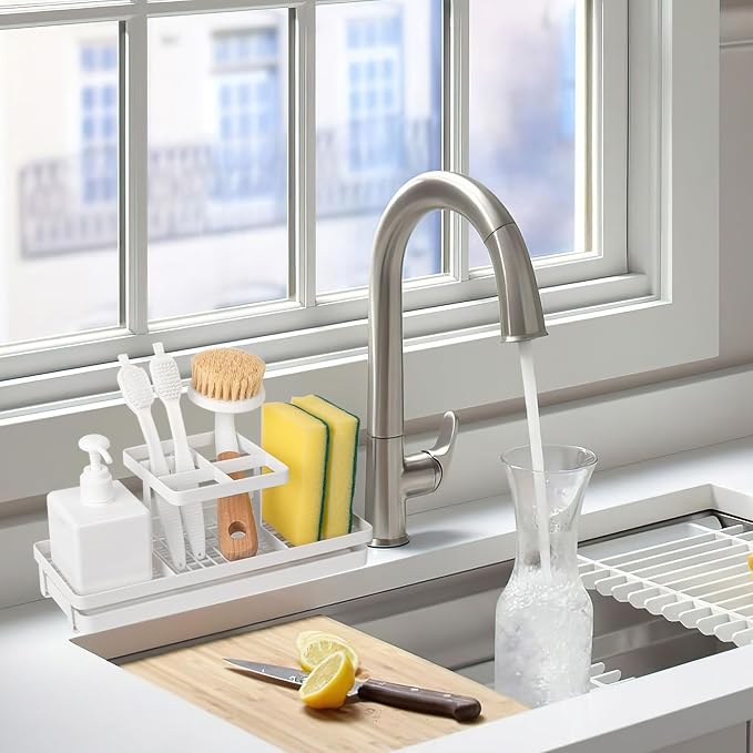 Toothbrush Holders for Bathrooms, Carbon Steel Tooth Brushing Holder Electric - Image 3