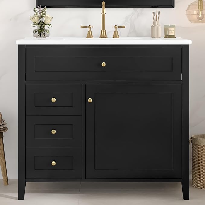 Harper & Bright Designs 36" Bathroom Vanity - Image 3