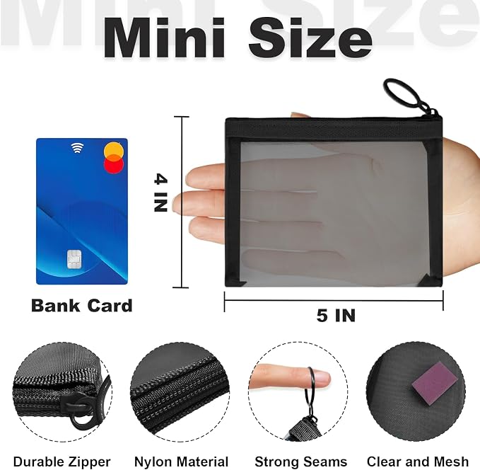 Mini Mesh Pouches, Small Mesh Bags - Image 2