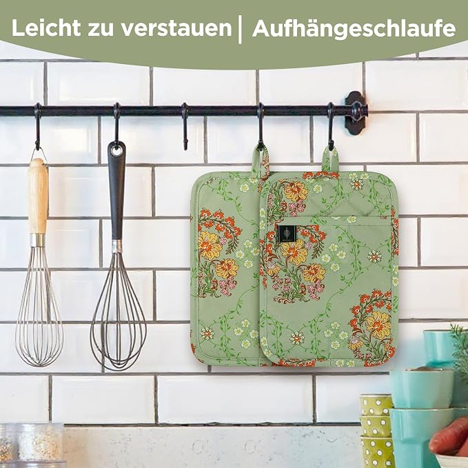 Pot Holders for Kitchen Heat Resistant Hot Pads for Countertops Oven Pot - Image 7
