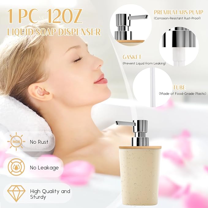 Beige Bathroom Accessories Set - Image 6