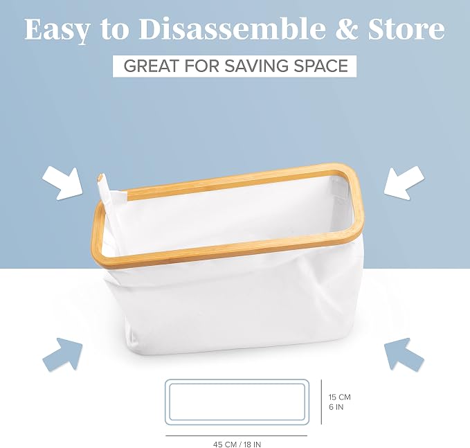 LONBET Toilet Paper Storage for 12 Rolls, Stackable & Foldable - Image 5