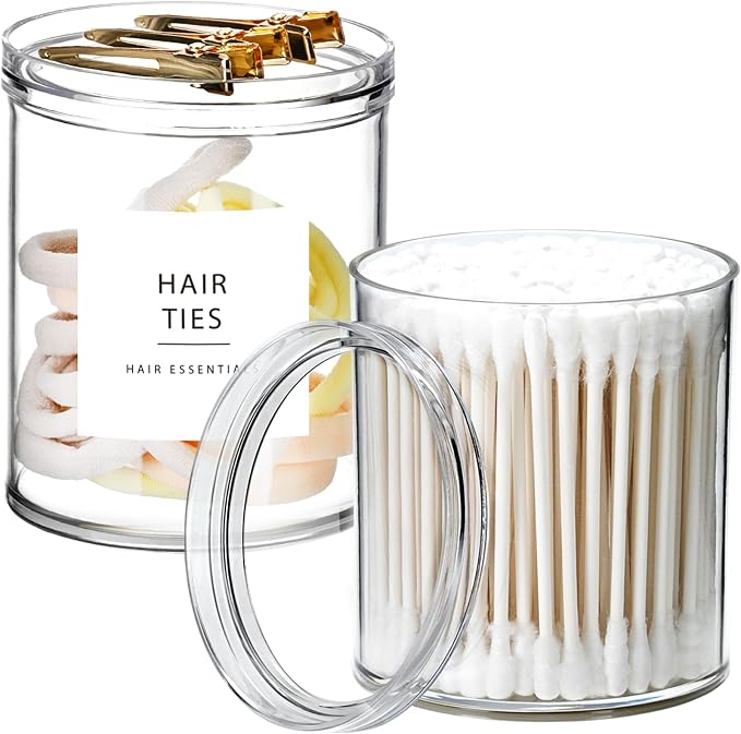 SheeChung 2-Pack Stackable Qtip Holder - Image 7
