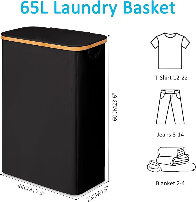 efluky Slim Laundry Basket - Image 4