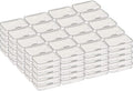 100 Pack Rectangular Clear Plastic Storage Containers Box by Thintinick
