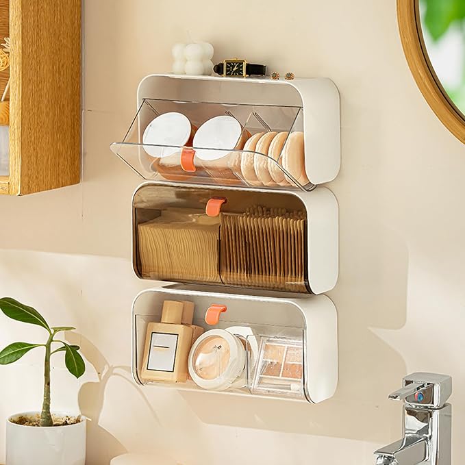 MORNITE Pad Holder for Bathroom, Sanitary Napkins Organizer, Feminine Tampons - Image 2
