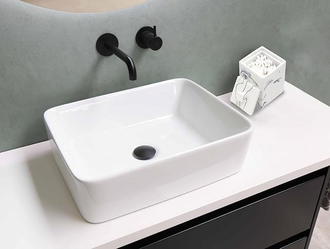 Qtip Holder with Lid, Bathroom Resin qtip holder dispenser, Cotton Swab - Image 3