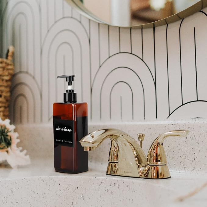 Suream Amber Shampoo and Conditioner Dispenser - Image 2