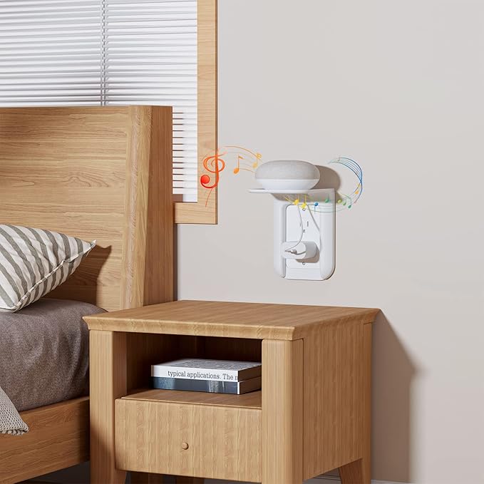 WALI Outlet Shelf Wall Holder, Bathroom Shelf up to 10lbs Standard Vertical - Image 7