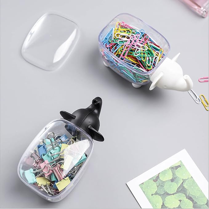 2 Pack Qtip Holders, Acrylic Cotton Ball Holder Dispenser - Image 5