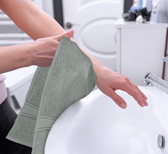 Utopia Towels 6 Pack Premium Hand Towels Set, 16 by 28 inches, 100% Ring Spun - Image 3
