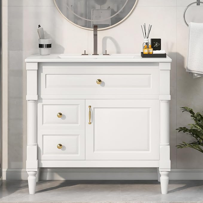 Harper & Bright Designs 36" Bathroom Vanity - Image 3