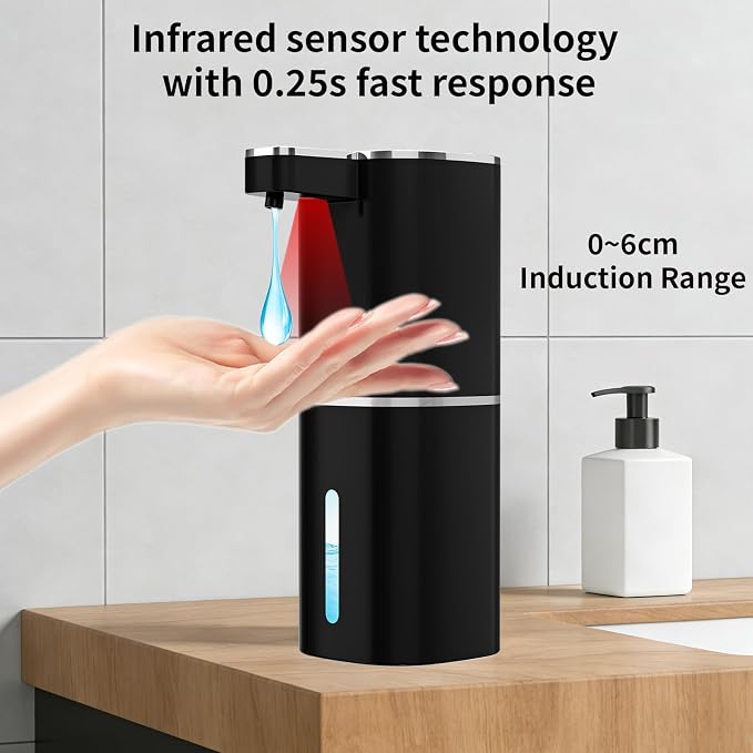 Automatic Liquid Soap Dispenser, Touchless Rechargeable Hand Soap Dispenser - Image 7