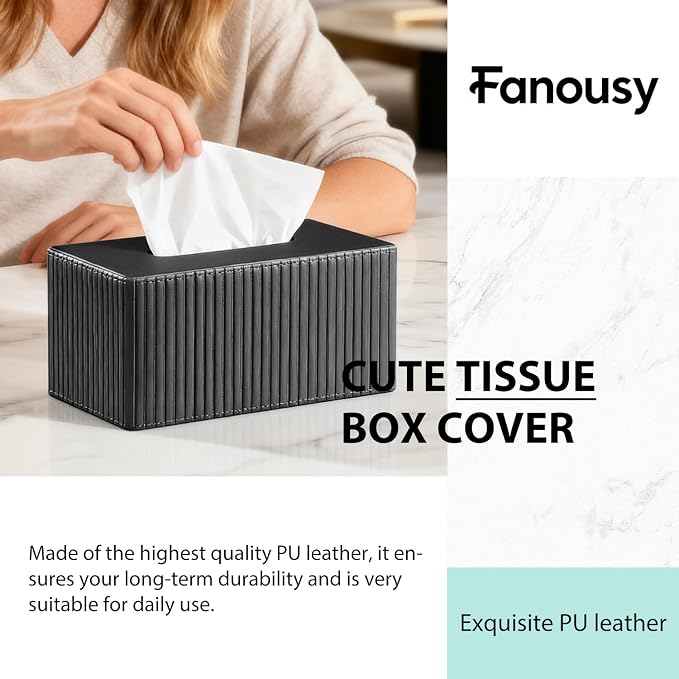 Fanousy Large Tissue Box Cover Rectangular - Image 4