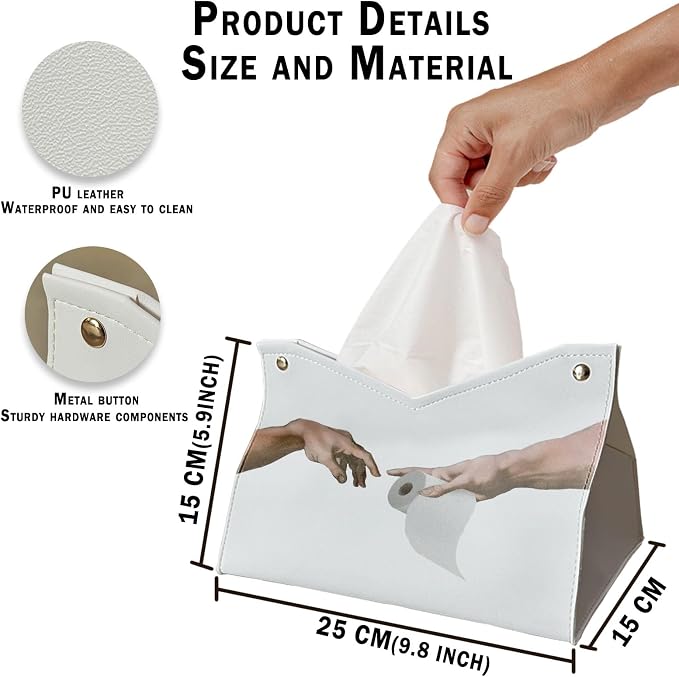 Funny Tissue Box Cover Rectangle - Image 5