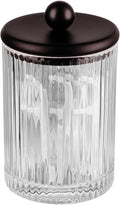 SheeChung 1-Pack Bronze Ribbed Glass Qtip Holder by SheeChung