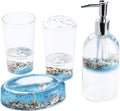 Locco Decor 4 Piece Acrylic Liquid 3D Floating Motion Bathroom Vanity Accessory by LoccoDecor