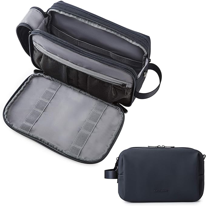 BAGSMART Toiletry Bag for Men, Travel Toiletry Organizer Dopp Kit by BAGSMART