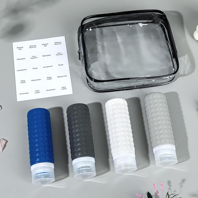Travel Bottles for Toiletries, TSA Approved Travel Size Containers, Leak Proof - Image 2