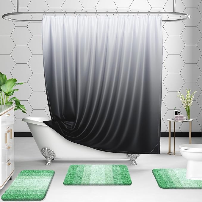 OLANLY Bathroom Rugs Sets 3 Piece, Soft Absorbent Microfiber Bath Mats and - Image 6