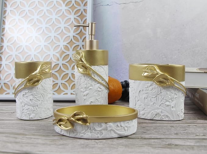 Hymmah Bathroom Accessories Set, Farmhouse Bathroom Decor, Contain Toothbrush - Image 7