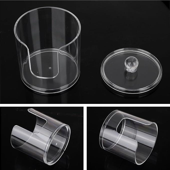 Tbestmax Plastic Cotton Round Holder and Dispenser - Image 4