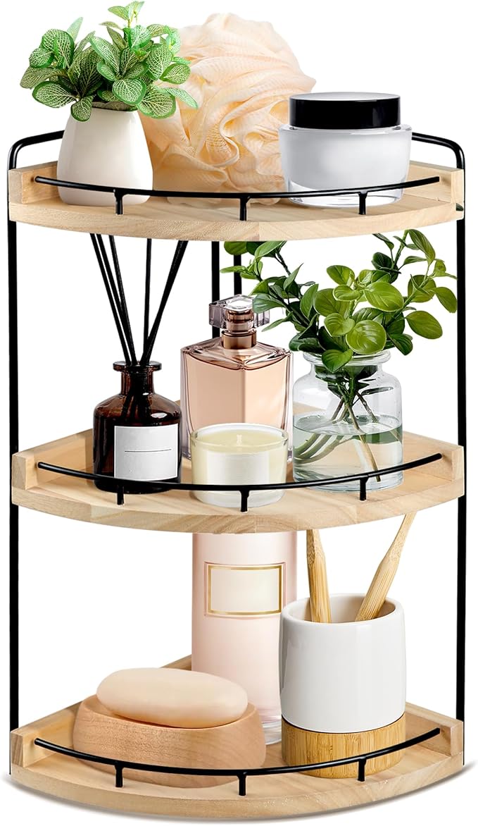 3 Tier Bathroom Counter Organizer, Bathroom Counter Tray and Vanity Organizer by Alytree
