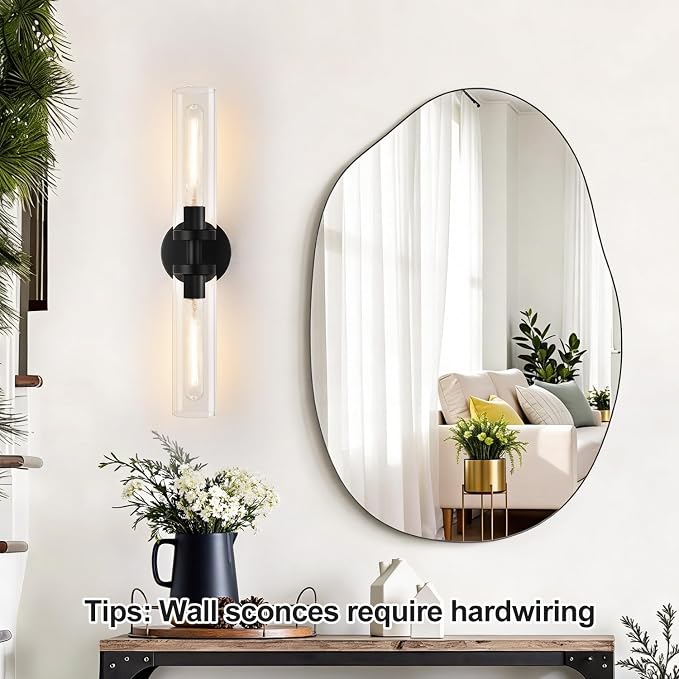 Matte Black Wall Sconces, Bathroom Sconces Wall Lighting - Image 5