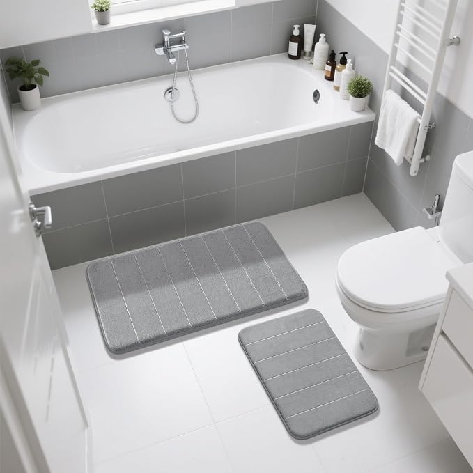 Yimobra Memory Foam Bathroom Rugs Sets 2 Piece - Image 7
