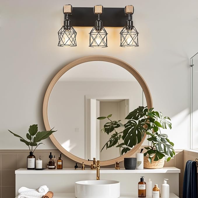 ​3-Light Farmhouse Bathroom Vanity Light - Image 5