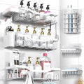 Shower Caddy Adhesive Shower Organizer 8-Pack, Rustproof Stainless Steel by OrganizeYourHomeEssentials