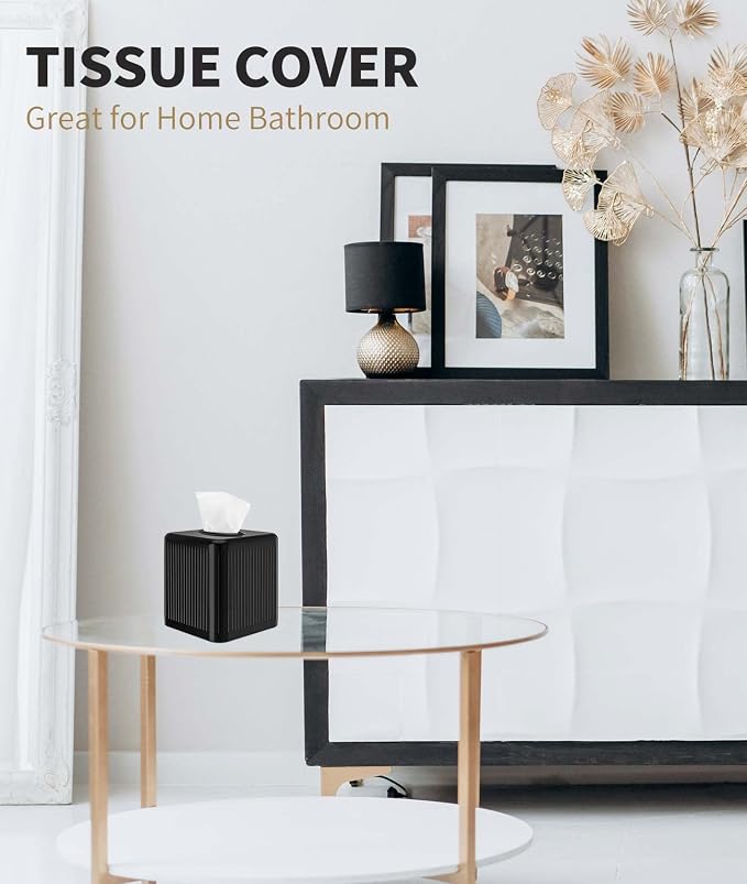 Livelab Square Plastic Tissue Box Holder - Image 6